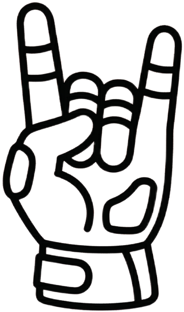 Animated hand icon